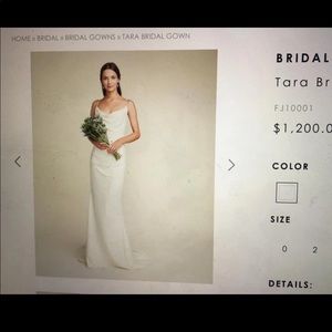 Nicole Miller wedding dress
